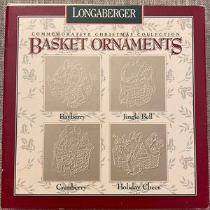 Longaberger Pewter Christmas Ornaments